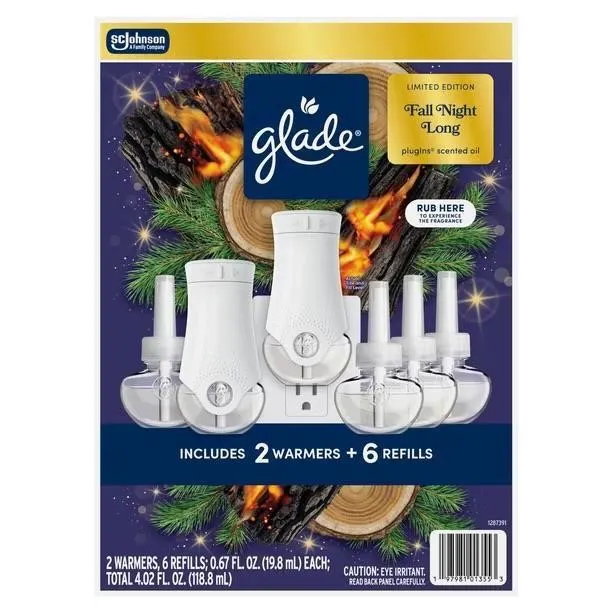 Glade Fall Night Long Scented Oil Starter Kit