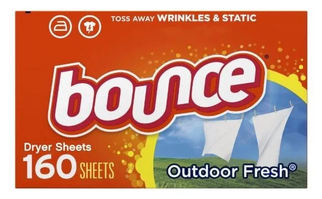 Bounce Outdoor Fresh Fabric Softener Sheets 160ct