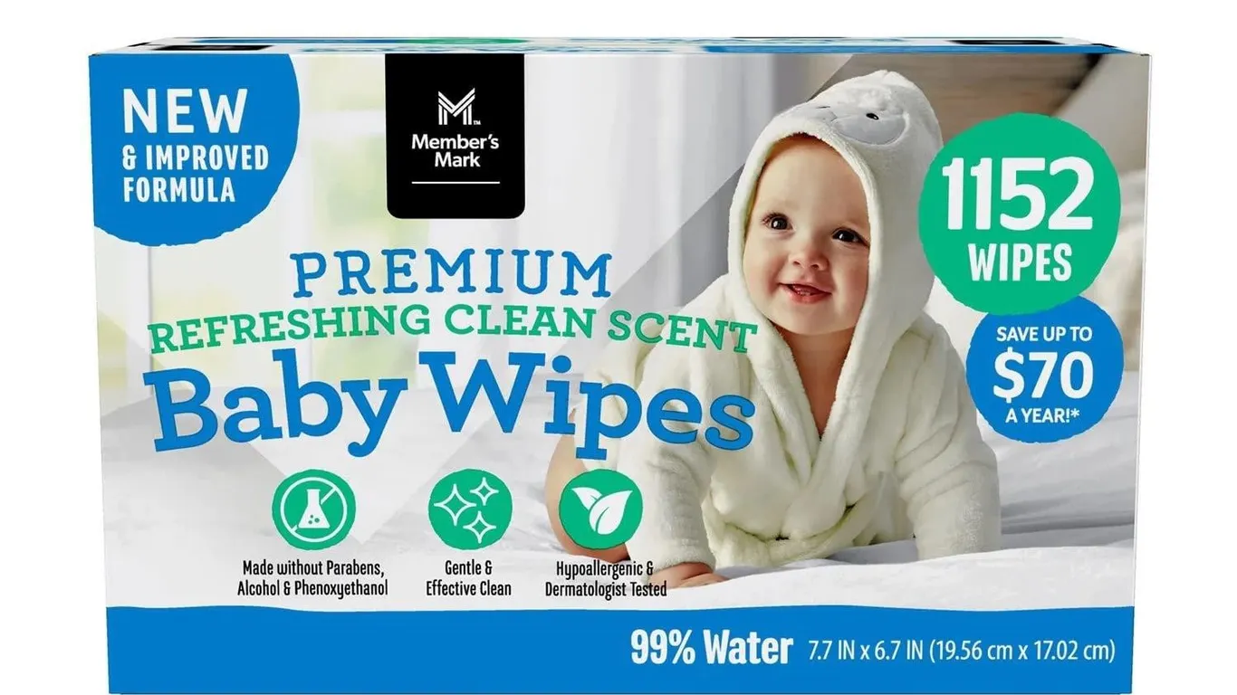 Premium Scented Baby Wipes 1152ct