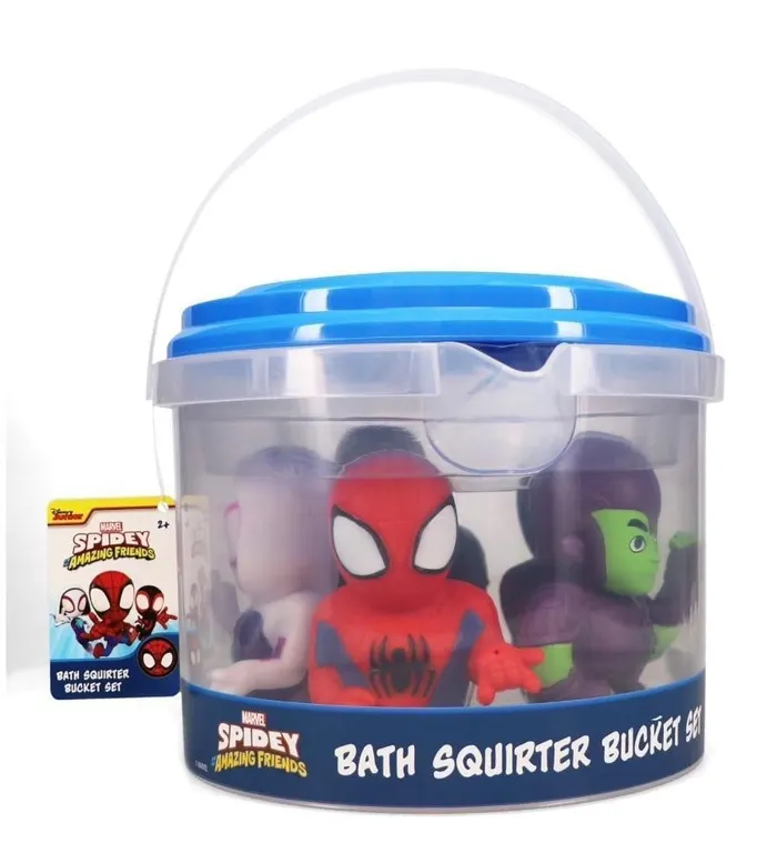 Marvel Spidey and His Friends Bath Squirter Set