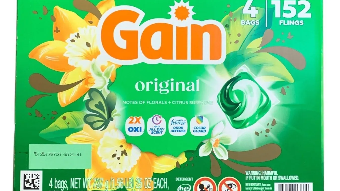 Gain Flings 3-in-1 Laundry Detergent Pacs 152ct