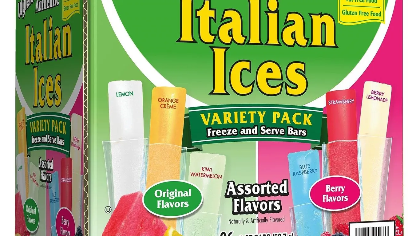 Wylers Italian Ice Freezer Pops 96ct