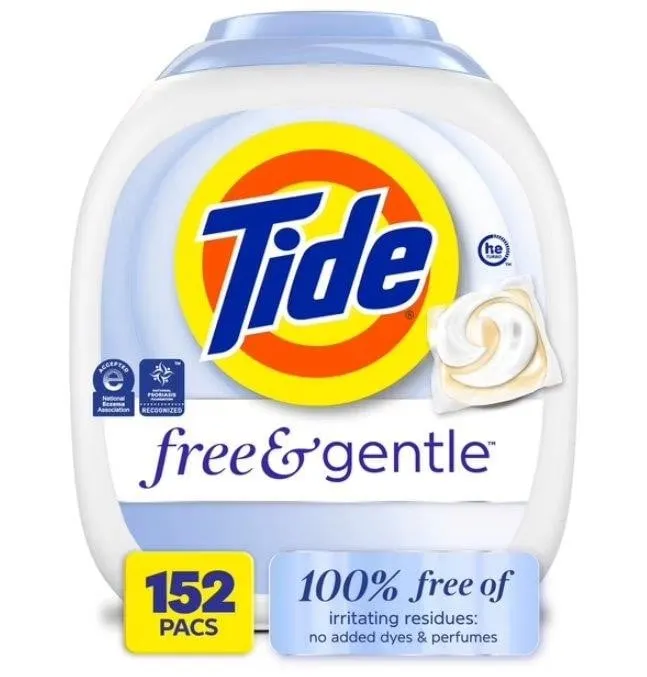 Tide Free Gentle Laundry Detergent Pacs 152ct