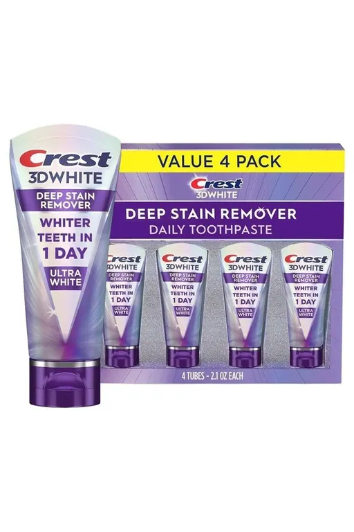 Crest Deep Stain Remover Toothpaste 2.1oz 4pk