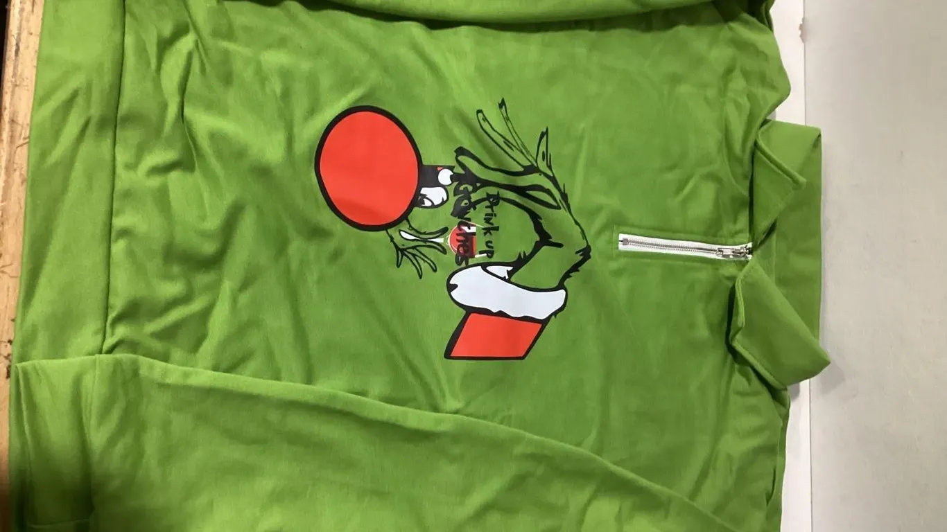 Grinch Drink Up Grinches Quarter Zip Pullover Sm