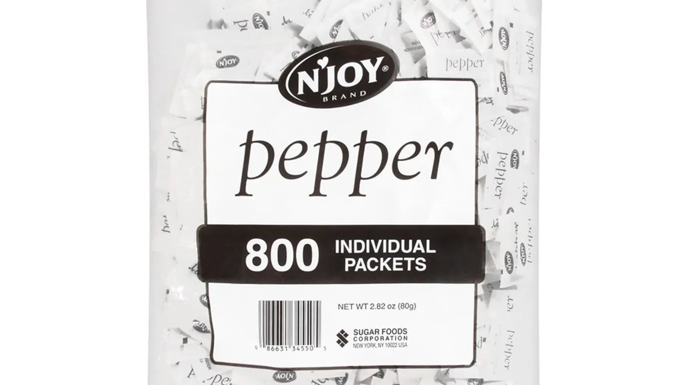 NJoy Pepper 800ct Individual Packets