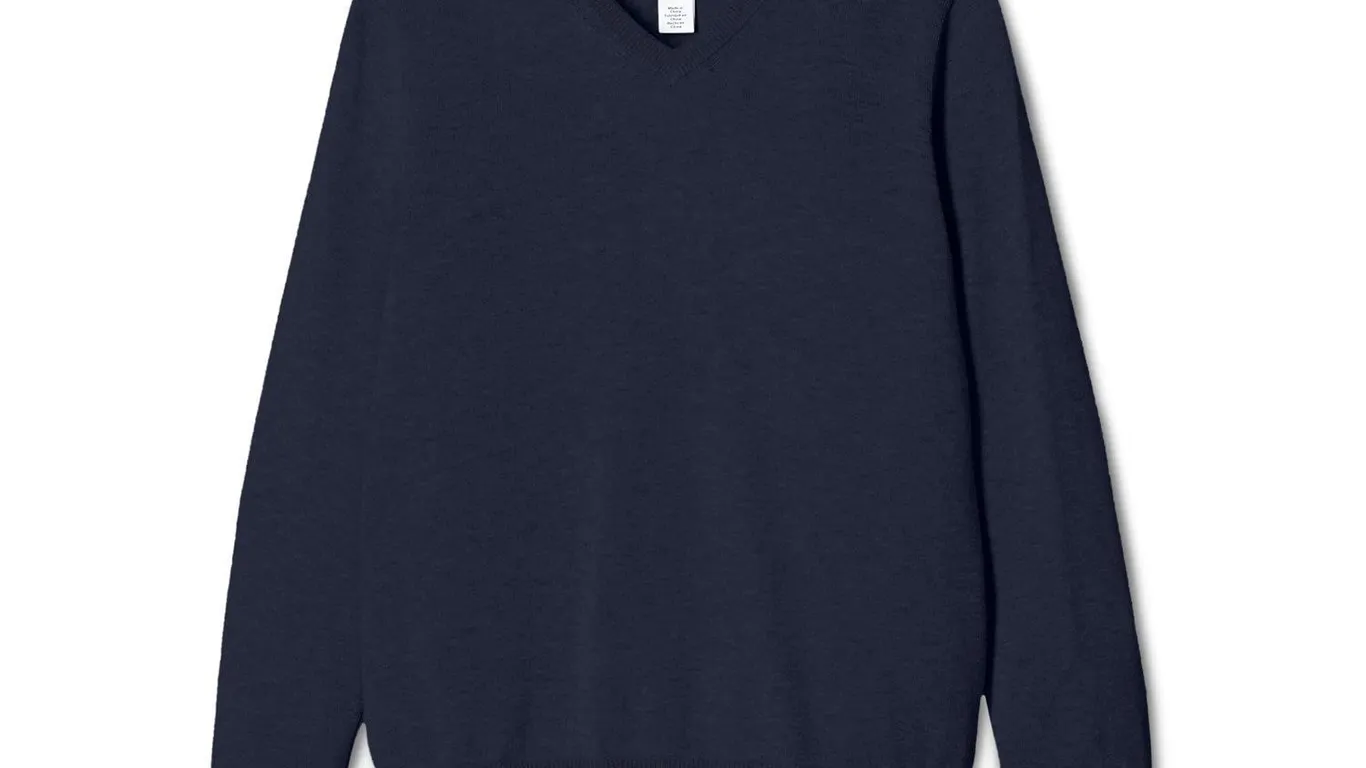 Amazon Essentials V-Neck Sweater Navy Small