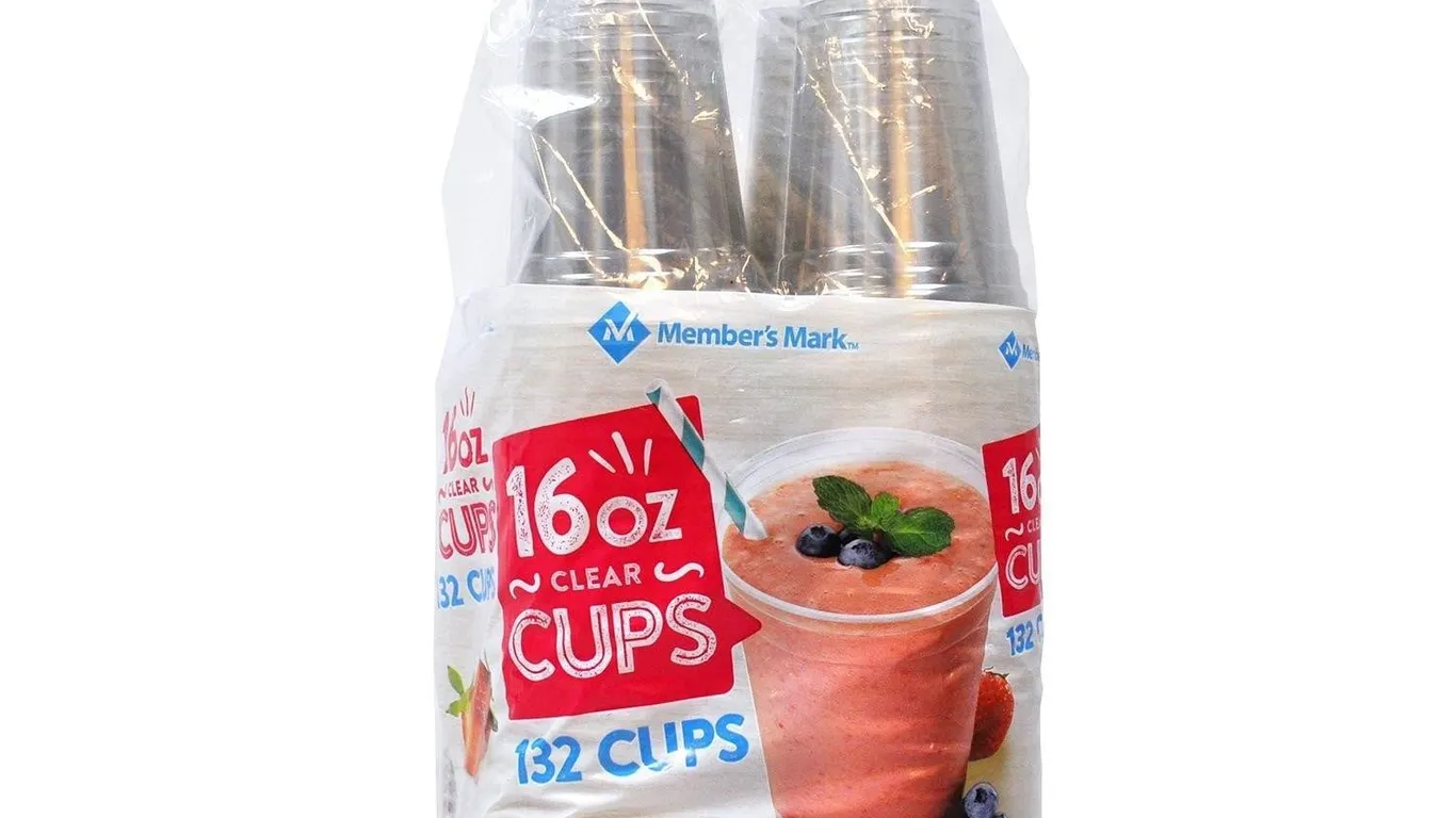 Daily Chef Clear Plastic Cups 16 oz 132ct