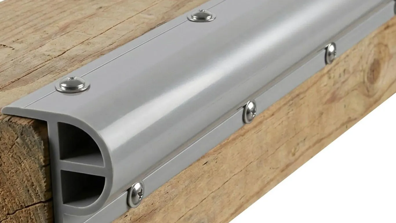 Orlang Marine-Grade PVC Dock Bumpers 16.4ft Grey
