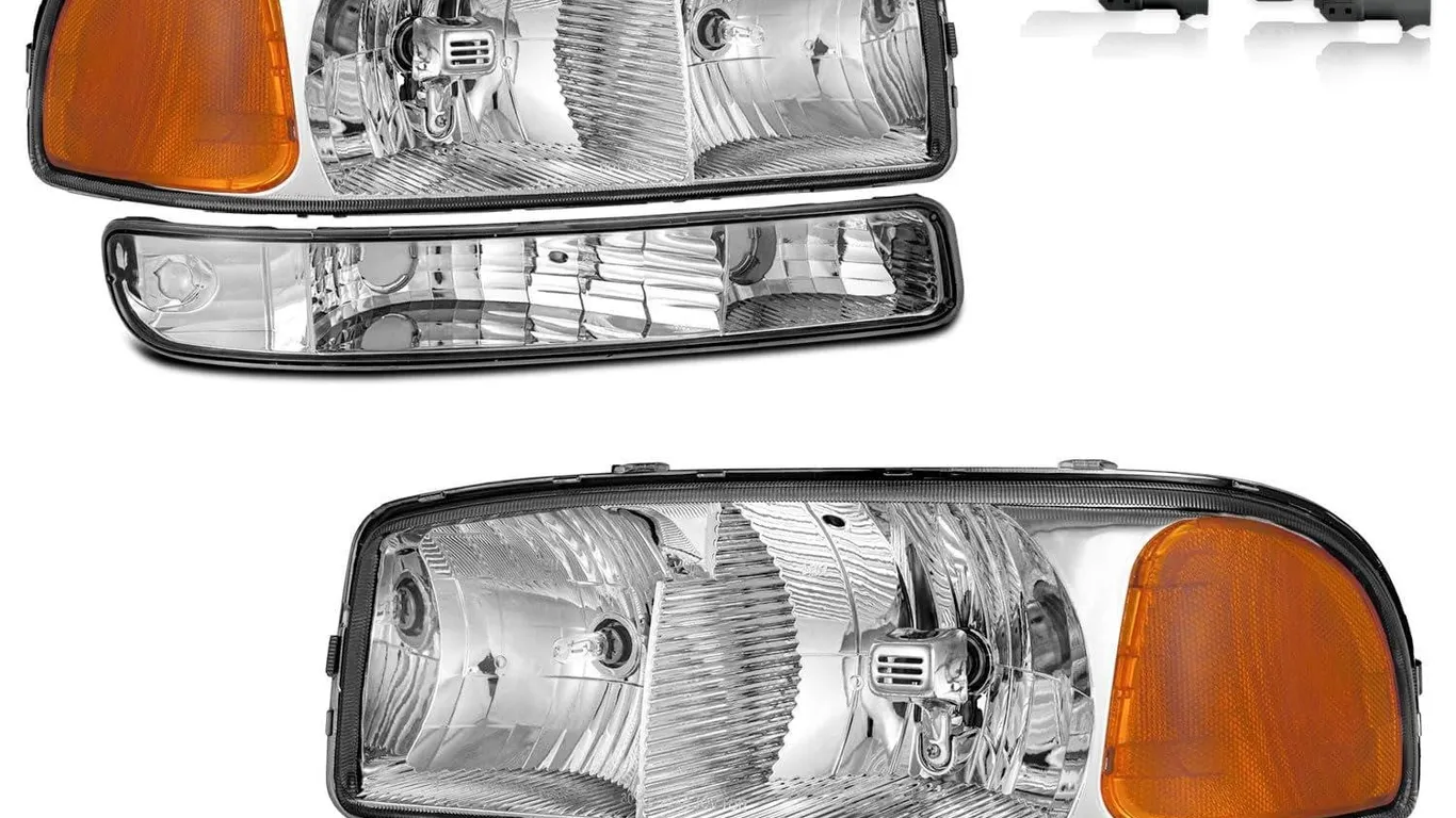 KarSpareHub Headlight Assembly 99-07 GMC Sierra