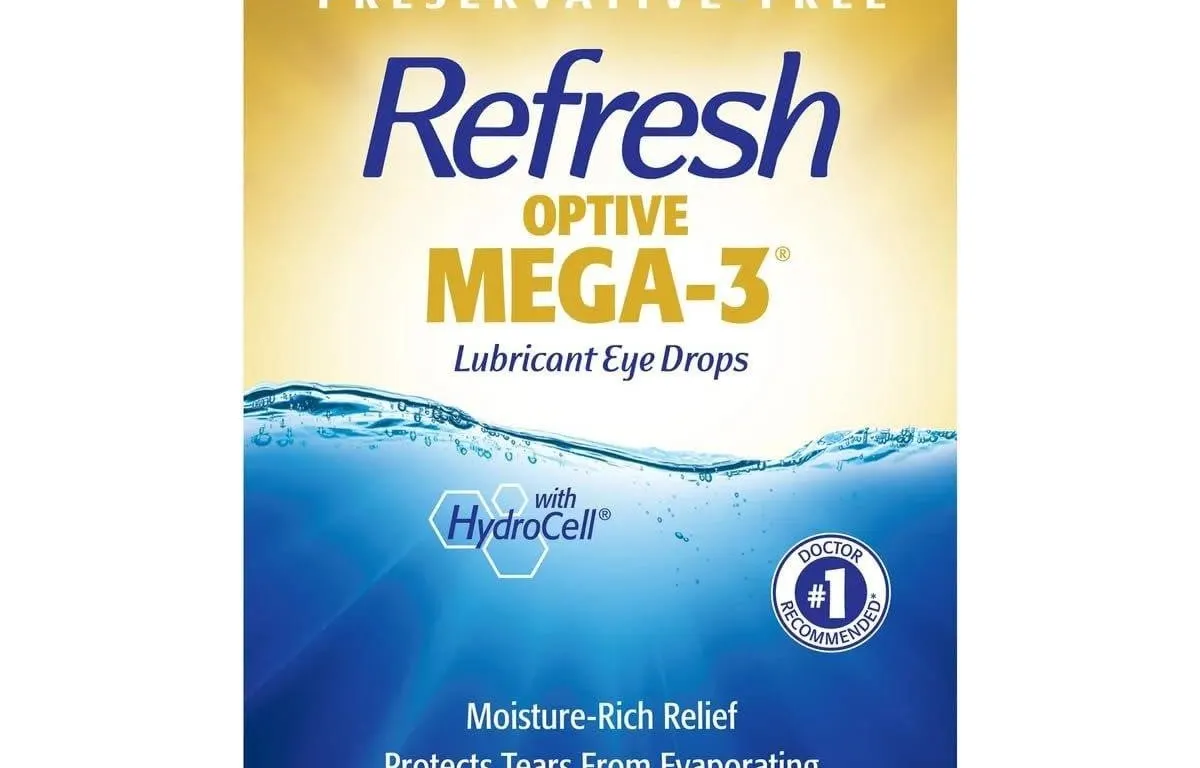 Refresh Optive Mega-3 Lubricant Eye Drops 70ct