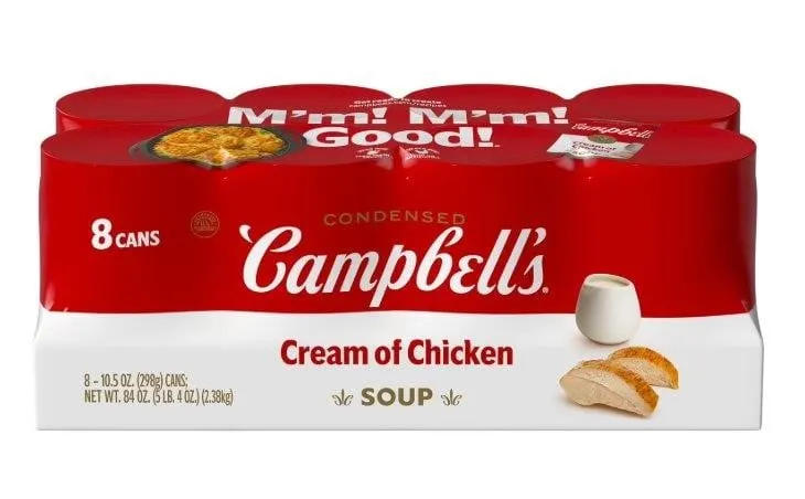 Campbells Condensed Cream of Chicken Soup...