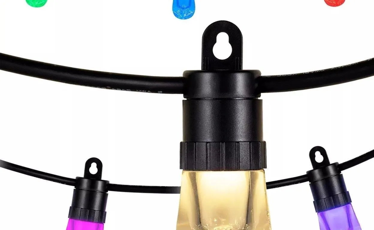 Ecoscapes 990116930 Wi-Fi LED Cafe Lights 12ct