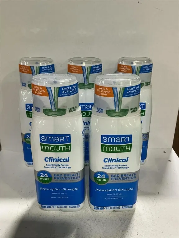 SmartMouth Clinical Mouthwash 16oz 5pk