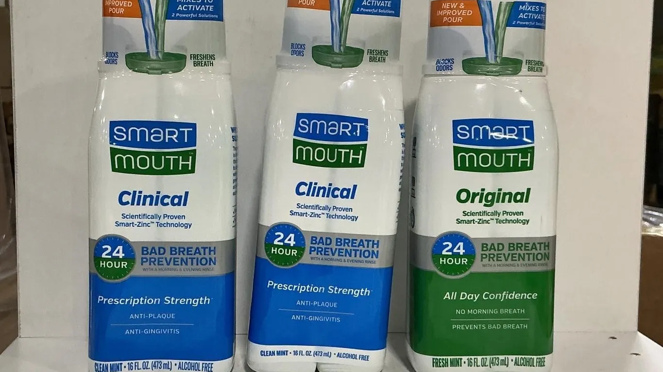 SmartMouth Clinical and Original Mouthwash 3pk