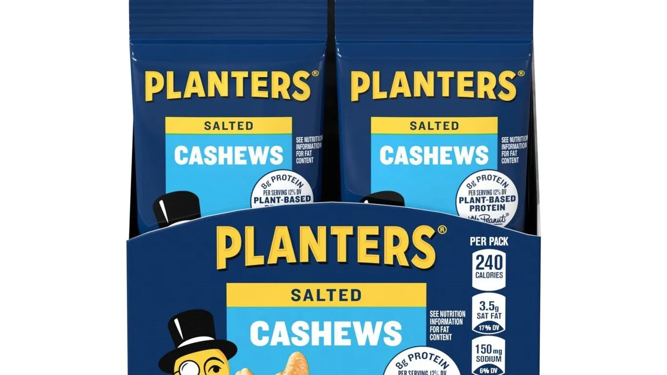 Planters Salted Cashews 1.5oz 18pk