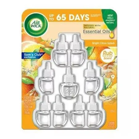 Air Wick Scented Oil Refills Bright Citrus 9ct
