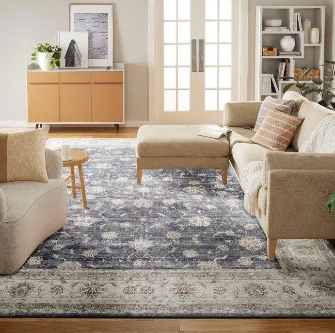 Everwash Washable Area Rug 9 x 12