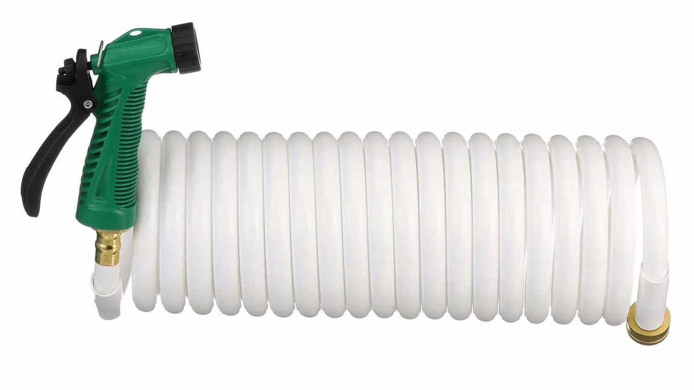 Seachoice 50-79691 Coiled Washdown Hose 25 Ft.