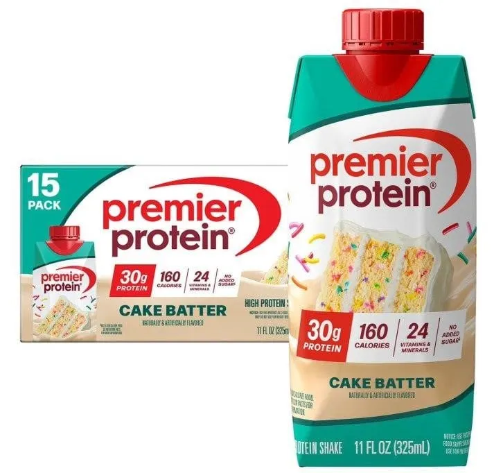 Premier Protein Shake Cake Batter 11oz 15pk