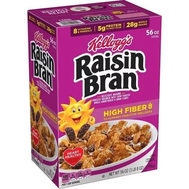 Kelloggs Raisin Bran Cereal 56 Oz Family Size