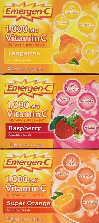 Emergen-C Vitamin C 90 Packets 29.1oz