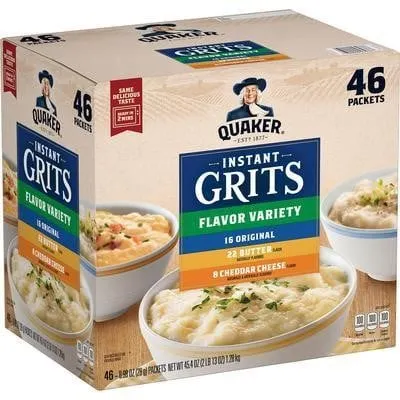 Quaker Instant Grits Variety 0.98oz 46ct
