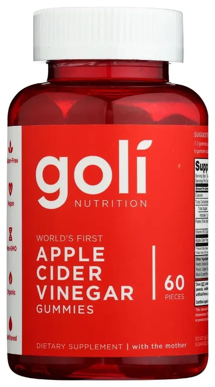 Goli Apple Cider Vinegar Gummy Vitamins 60ct