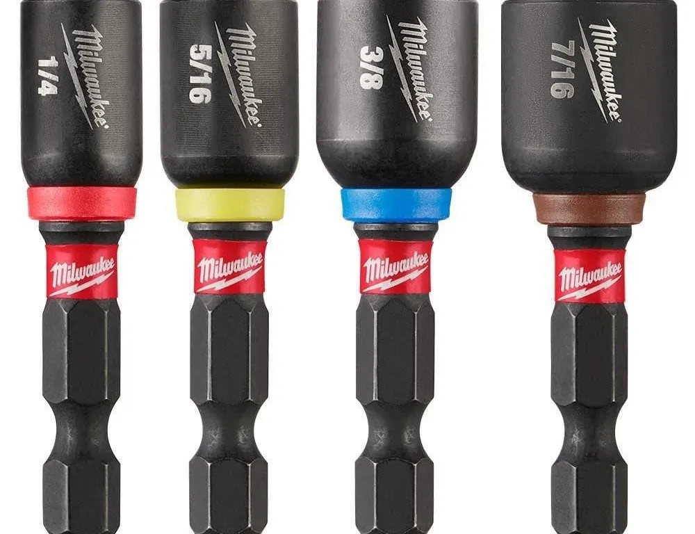 Milwaukee Shockwave Magnetic Nut Driver Set 4pc