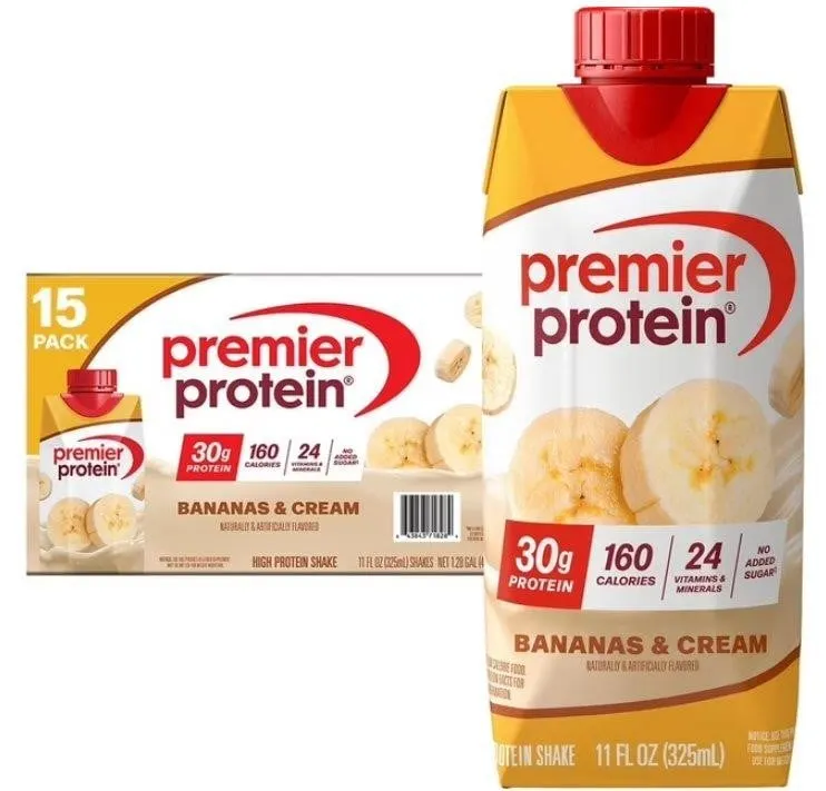 Premier Protein Bananas Cream Shake 11oz 15pk