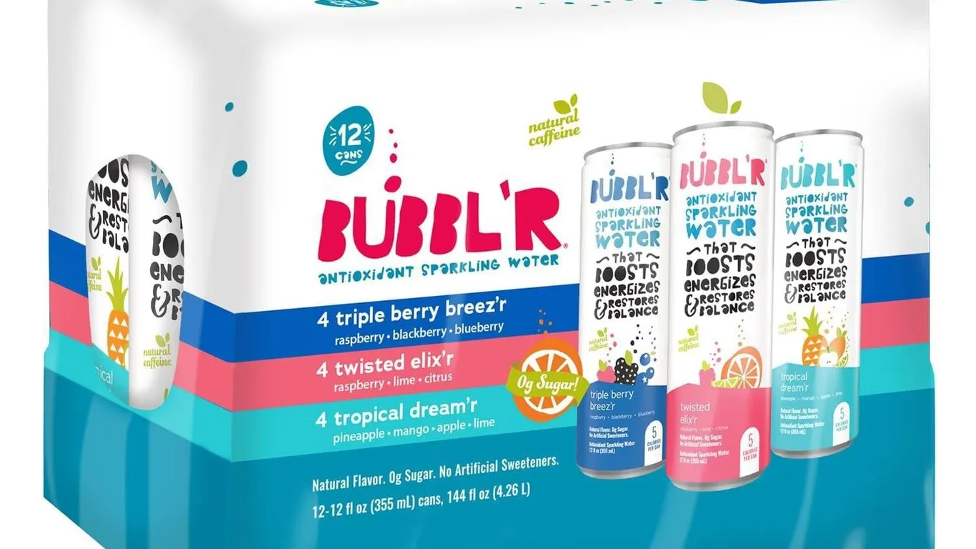 Bubblr Sparkling Water 12oz 12pk