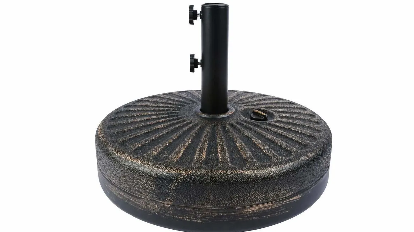 Westin Outdoor 20 in. Round Umbrella Base Bronze