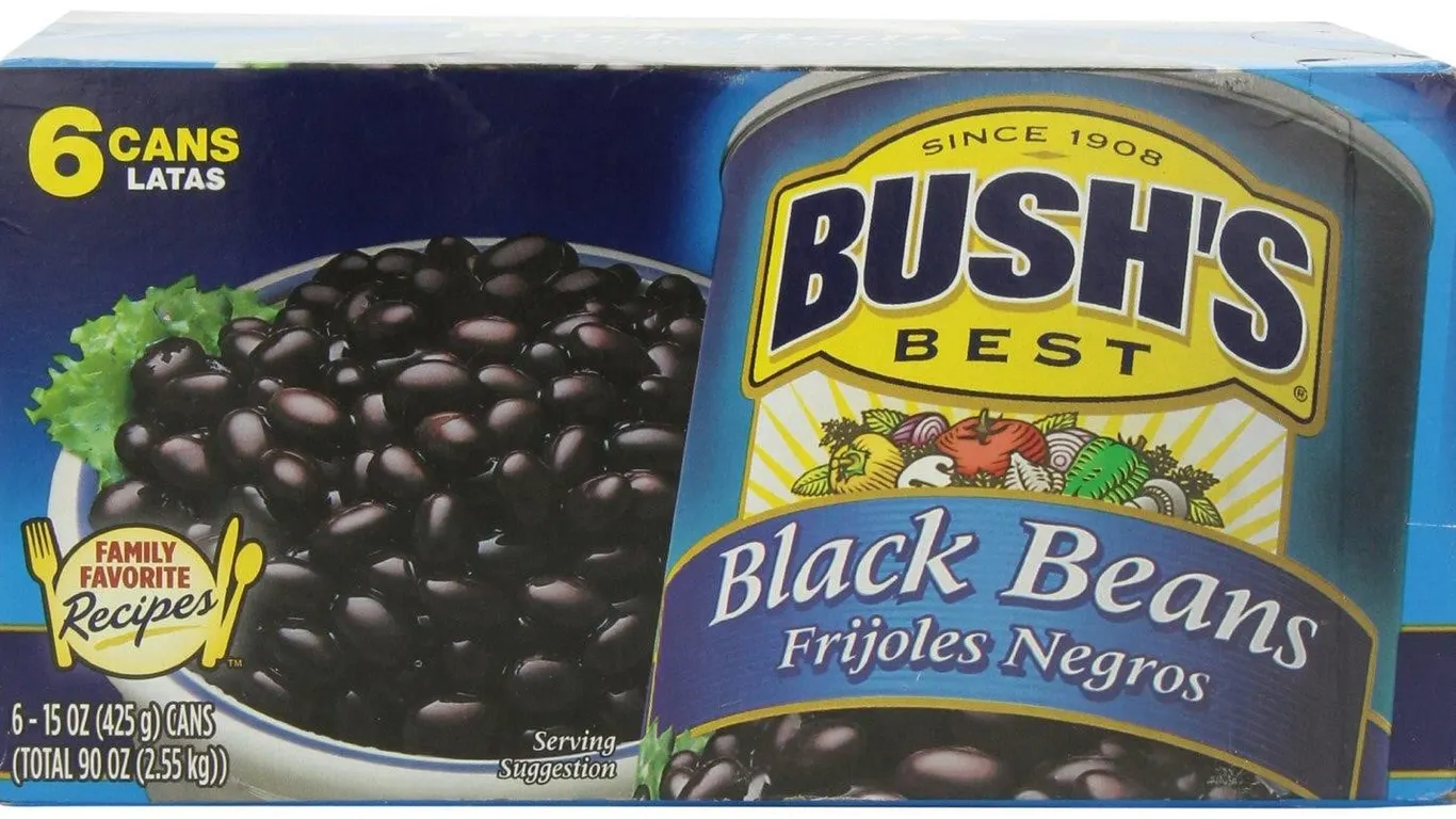 Bushs Best Black Beans 15 Oz 6 Can Case