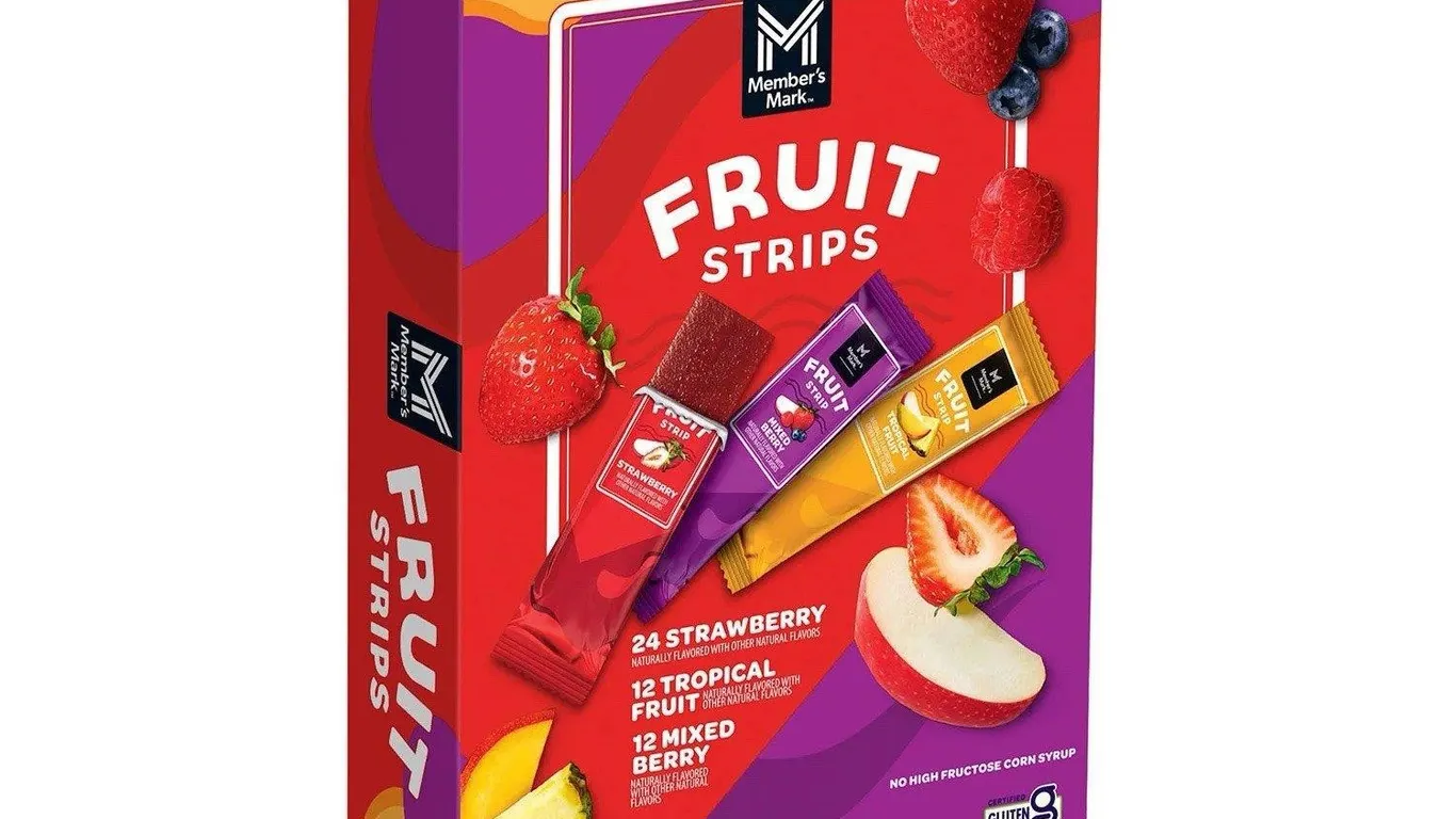 Fruit Strips Real Fruit Puree 48ct