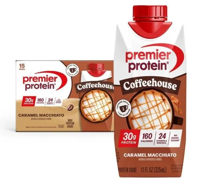 Premier Protein Caramel Macchiato Shake 11oz 15pk