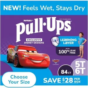 Huggies Pull-Ups Boys Training Pants 5T-6T 84ct