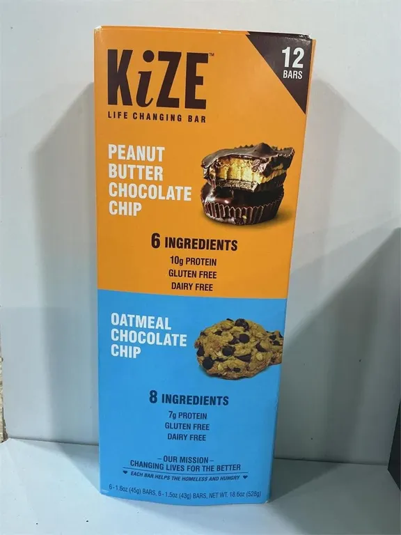 KiZE Life Changing Protein Bar Variety Pack 12pk