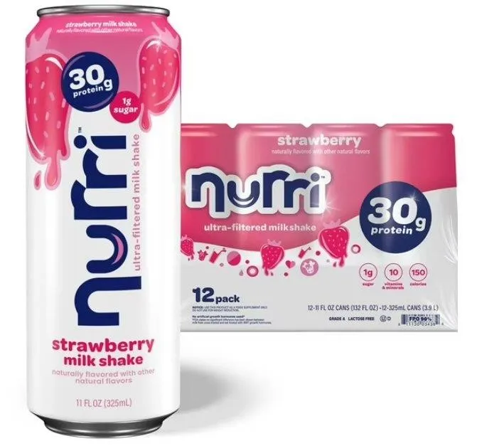 Nurri Strawberry Protein Shake 11oz 12pk