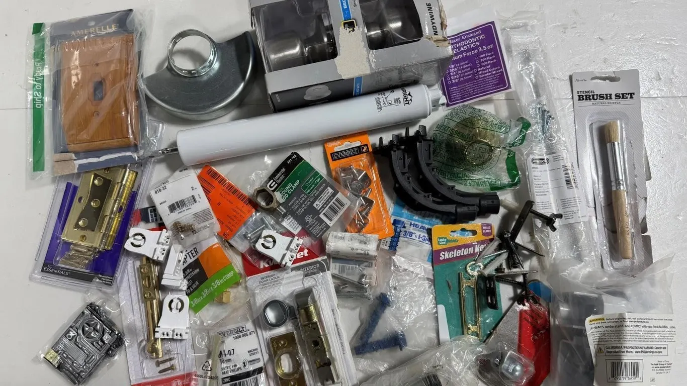 Mixed Lot Of Hampton Bay Home Improvement Hardware
