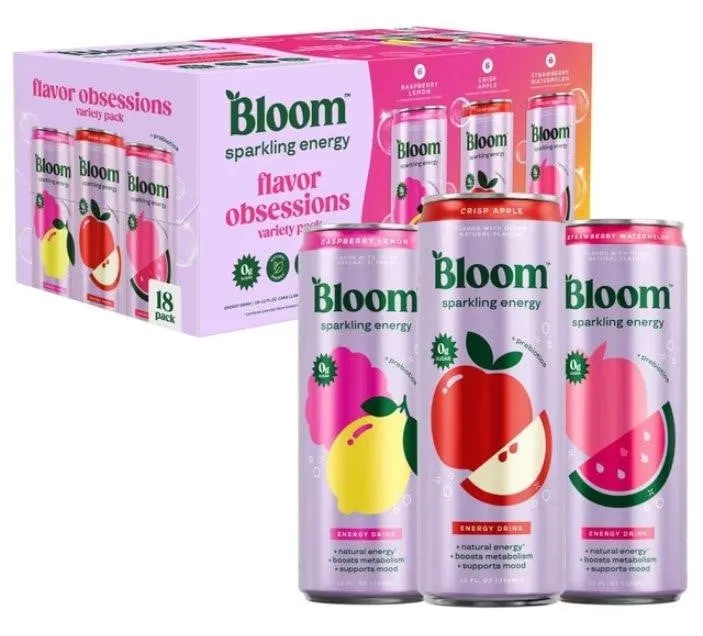 Bloom Sparkling Energy 12 fl. oz. 18pk