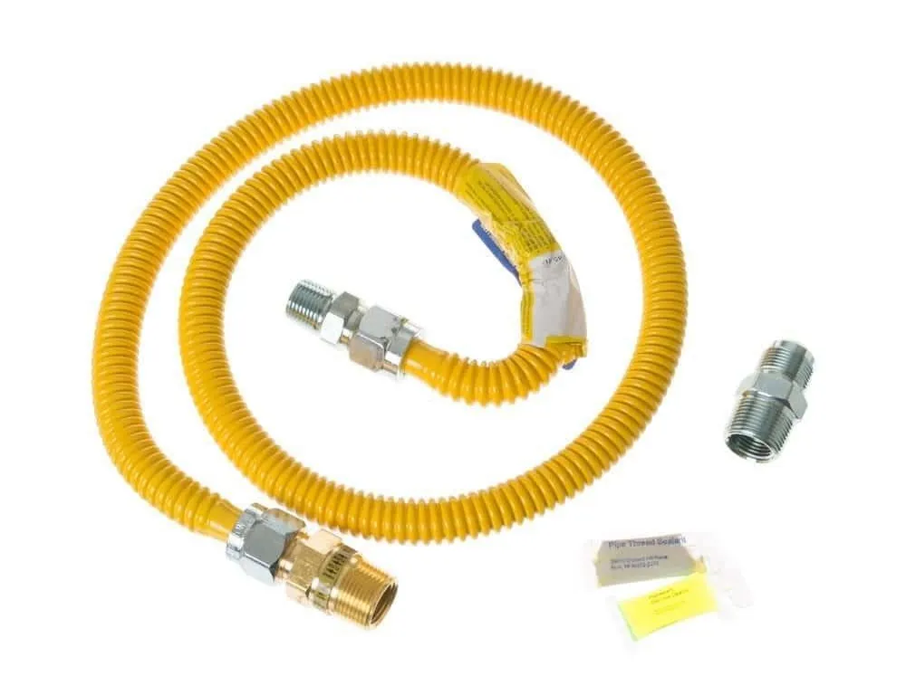Everbilt EB15X113 4 Ft. Gas Range Connector Kit