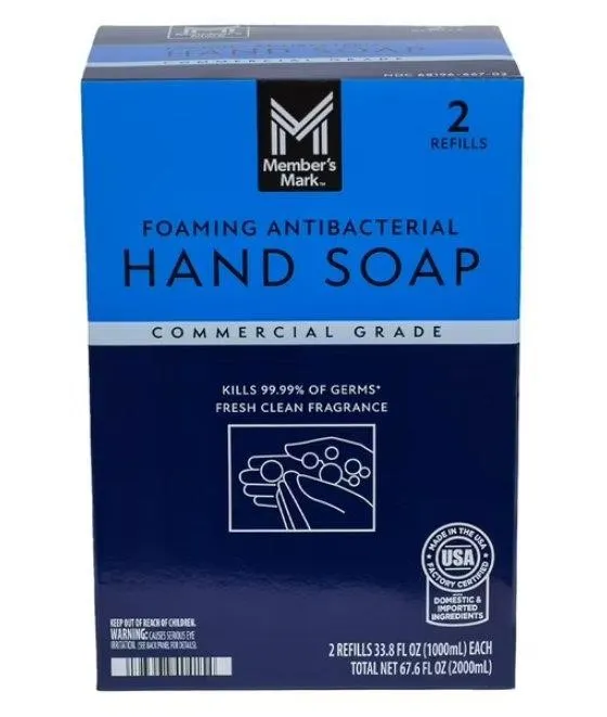 Antibacterial Foaming Hand Soap 67.6 fl. oz. 2pk