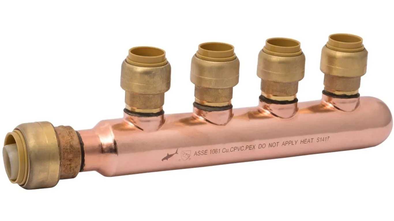 SharkBite 25555LF 4 Port Multi-Port Tee 34x12in