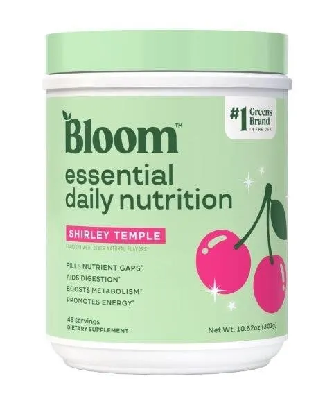 Bloom Nutrition Greens Superfoods Shirley Temple