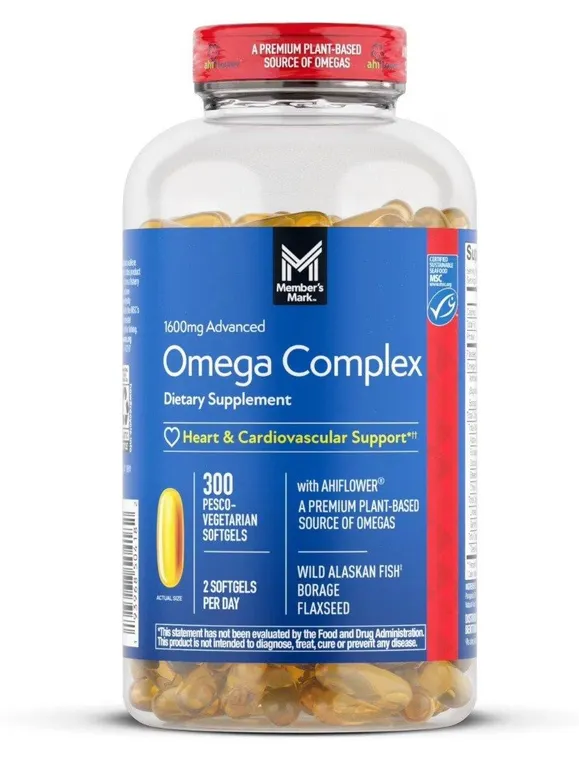 Advanced Omega Complex 1600mg Softgels 300ct