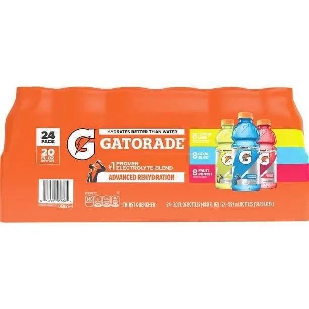 Gatorade Sports Drink Variety Pack 20 oz 24ct