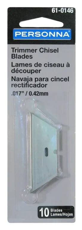 Personna Carpet Trimmer Chisel Blades .017 10pk