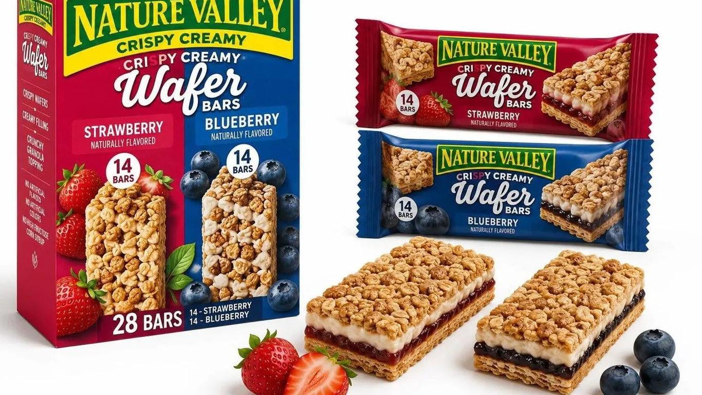 Nature Valley Crispy Creamy Wafers 1.3oz 28ct