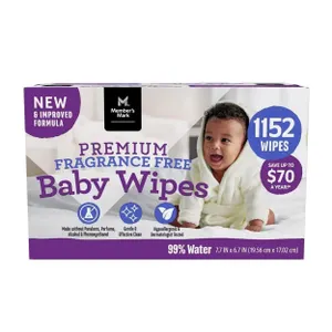Fragrance-Free Baby Wipes 1152ct