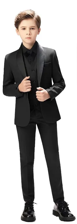Yavakoor 3-Piece Boys Tuxedo Suit Size 14